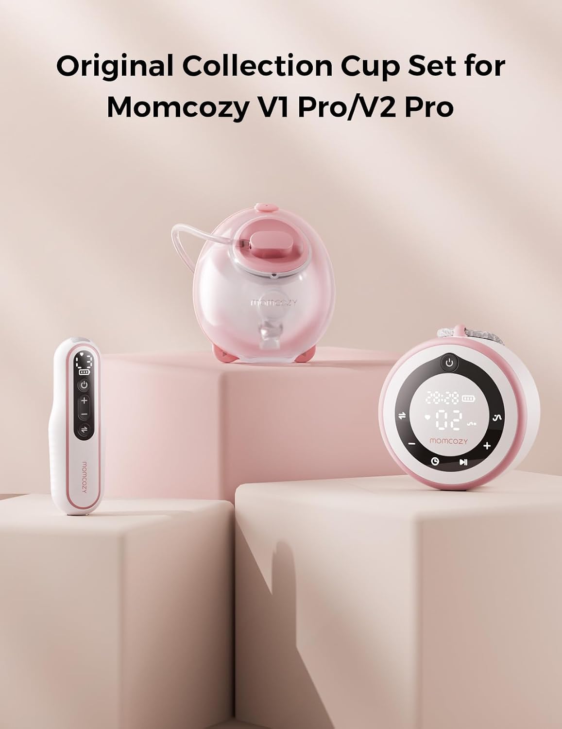Momcozy Original Milk Collector Cups for V1 Pro/V2 Pro, 2 Pack