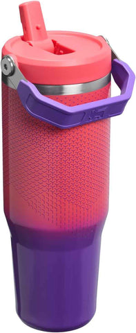 STANLEY IceFlow 2.0 Flip Straw Tumbler, 30 oz, Vermilion Hypergrip