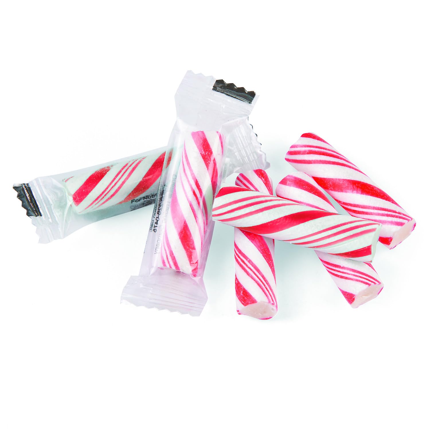 Fun Express Mini Candy Canes Bulk 152 Individually Wrapped - Christmas Candy Red & White Peppermint Sticks | Holiday Treats for Parties, Stocking Stuffers & Candy Buffets | 1 Pound Value Pack