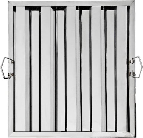 New Star Foodservice 54385 Stainless Steel Hood Filter 20" W x 20" H, Set of 6