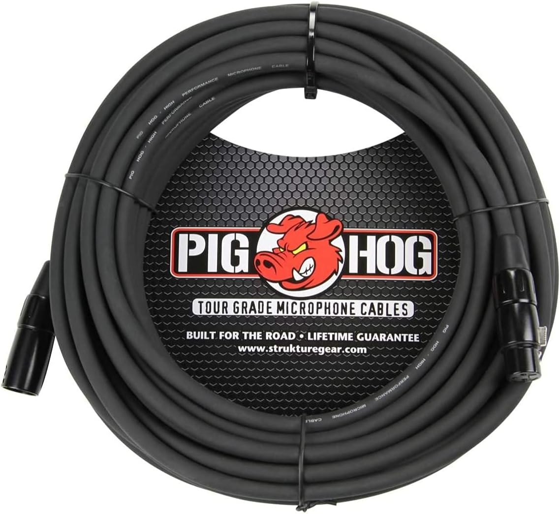 Pig Hog PHM6 High Performance 8mm XLR Microphone Cable, 6 Feet