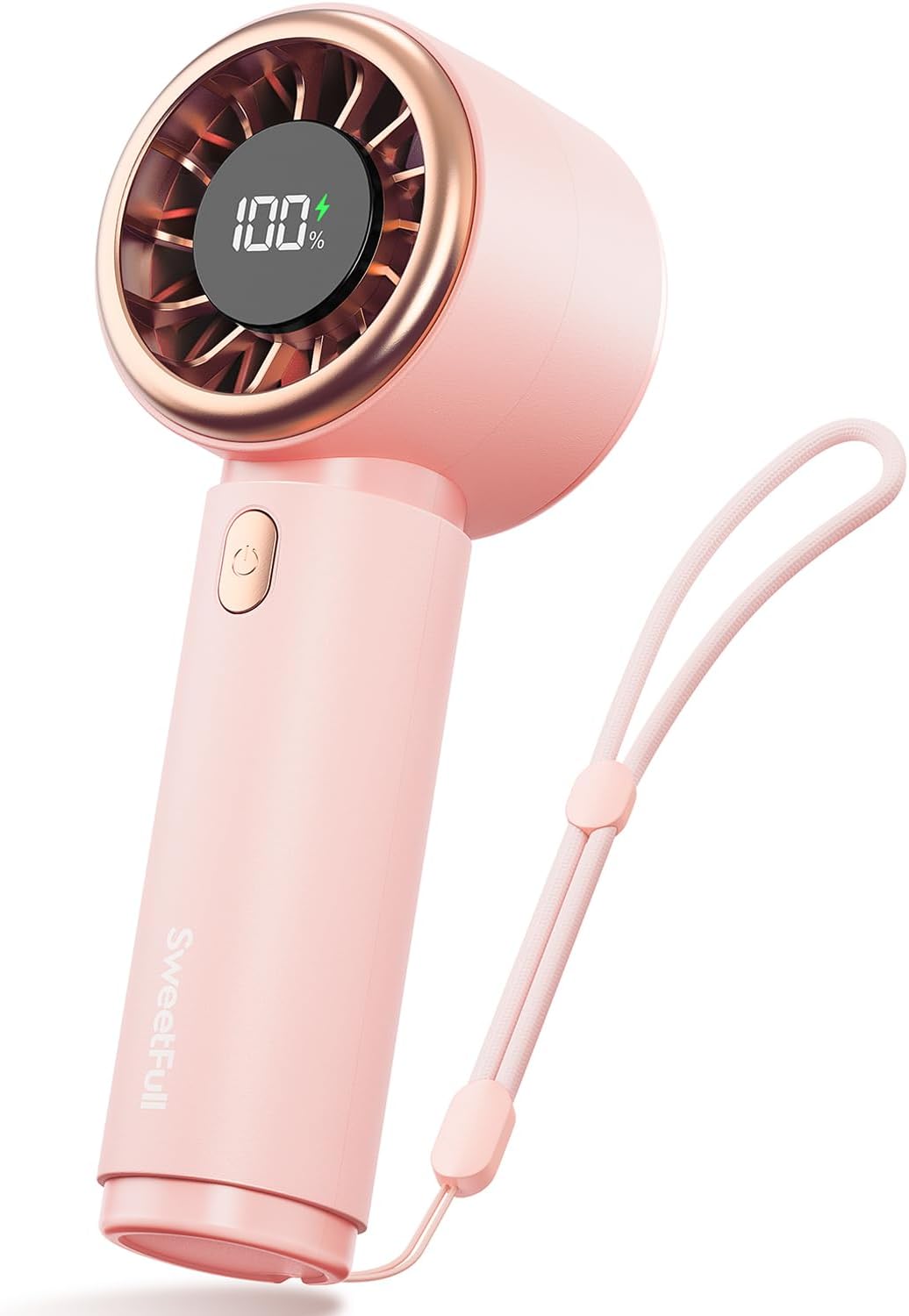 SWEETFULL Portable Handheld Fan, Mini Rechargeable Personal Hand Fan