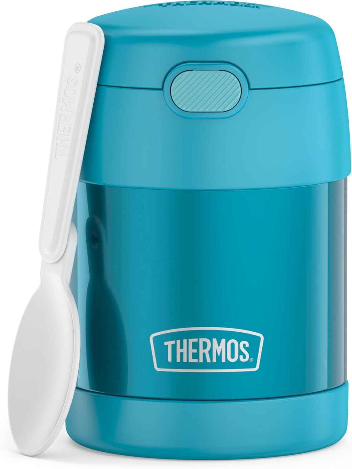 THERMOS FUNTAINER Kids Food Jar with Spoon, 10oz, Teal