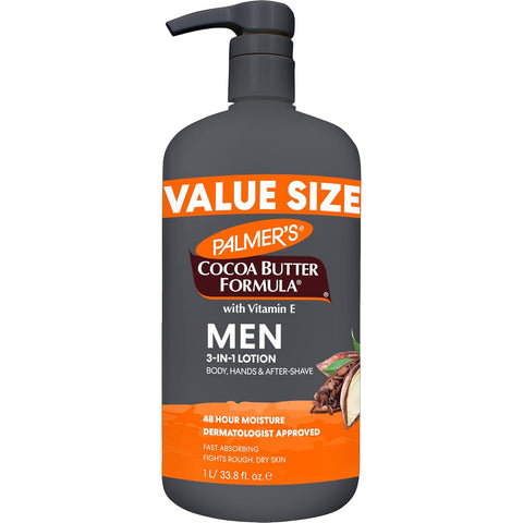 Palmer's Men's Face & Body Moisturizer, Cocoa Butter Formula (33.8 Oz)