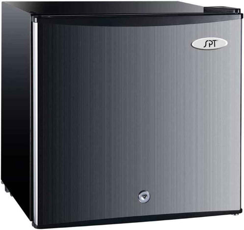 SPT UF-114SS Upright Freezer, Stainless Steel, 1.1 Cubic Feet