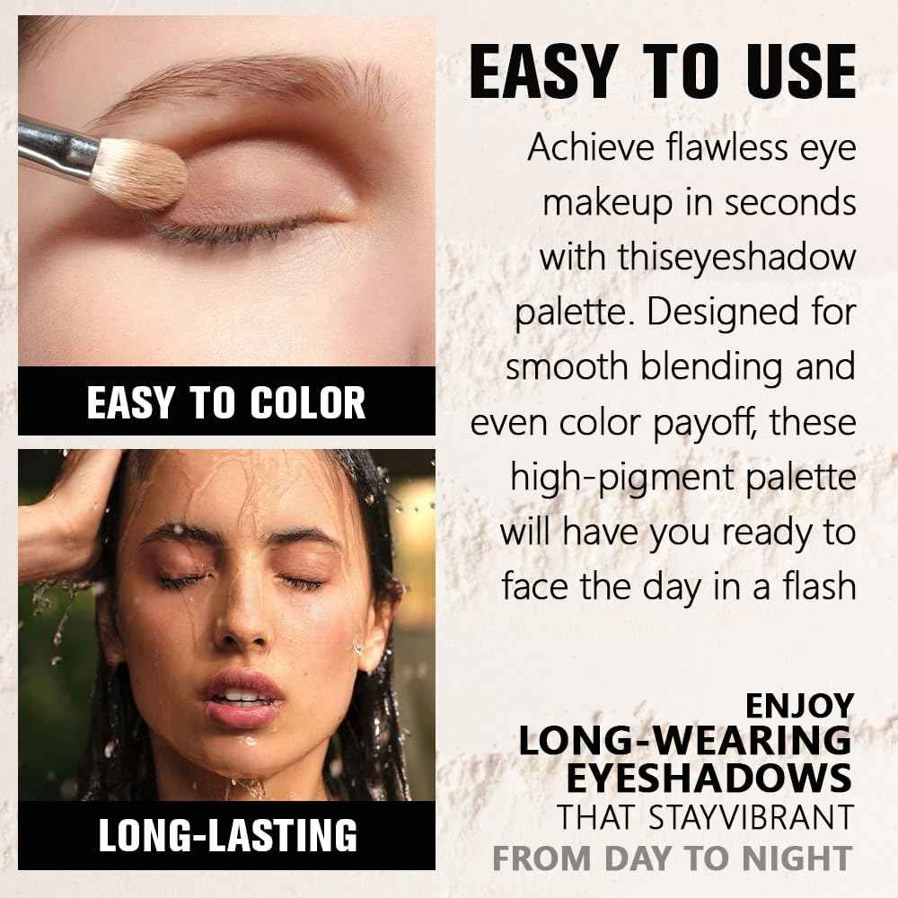 Pink Matte Eyeshadow, Light Peach Single Eye Shadow
