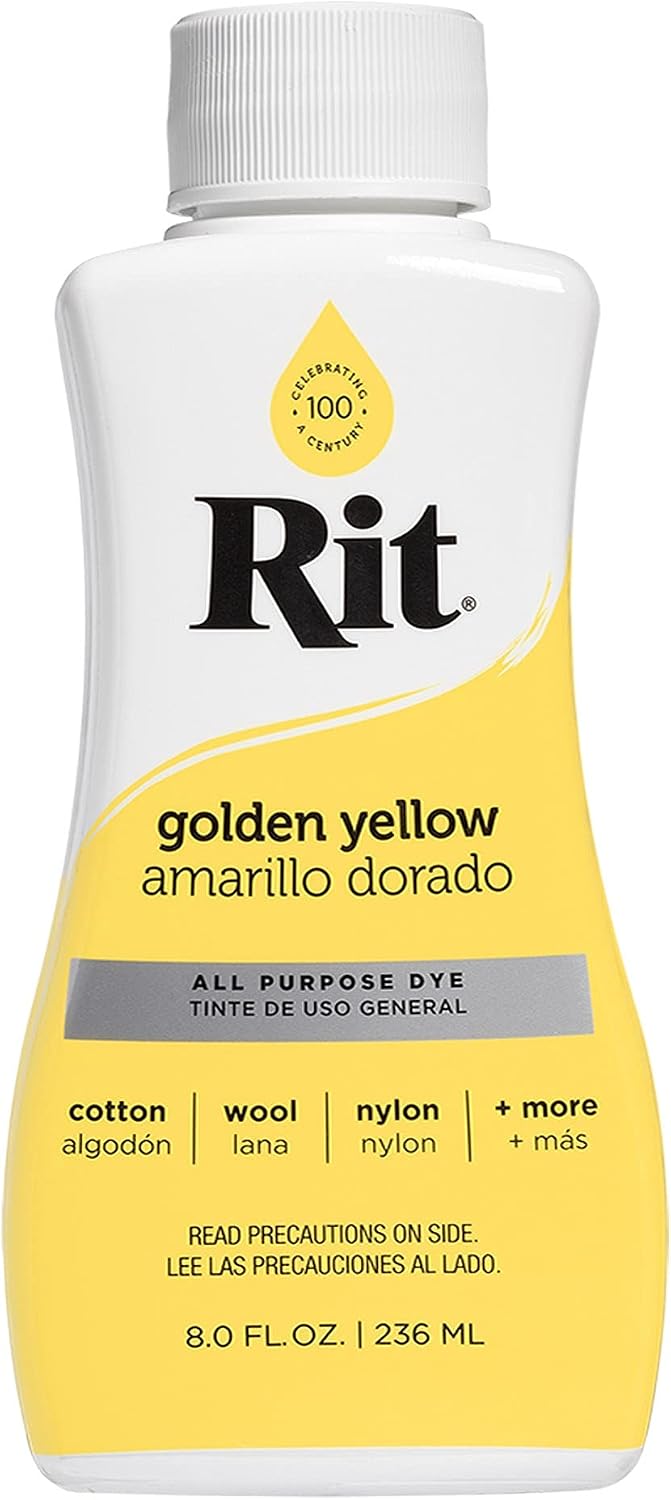 Nakoma Rit Liquid Dye,Golden Yellow, 14.22 x 6.35 x 5.08 cm, 236 ml