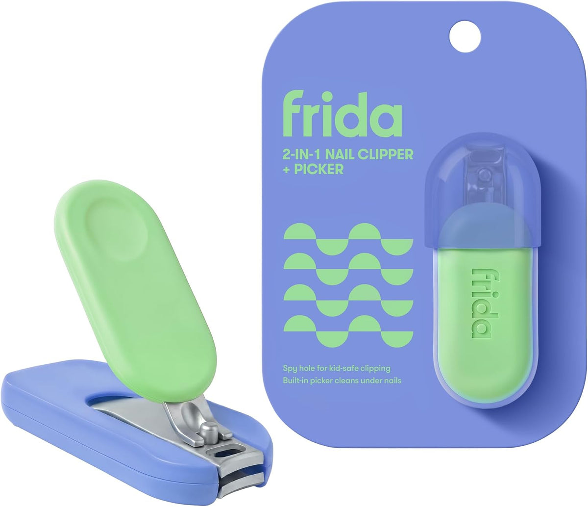 Frida for Kids Nail Clipper for Kids, Safety Nail Clipper + Picker, 1 Ct