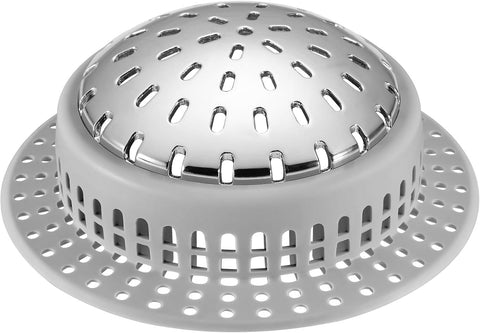 Aluvor Bathtub Drain Hair Catcher Shower Drain Cover Sink Drain Protector