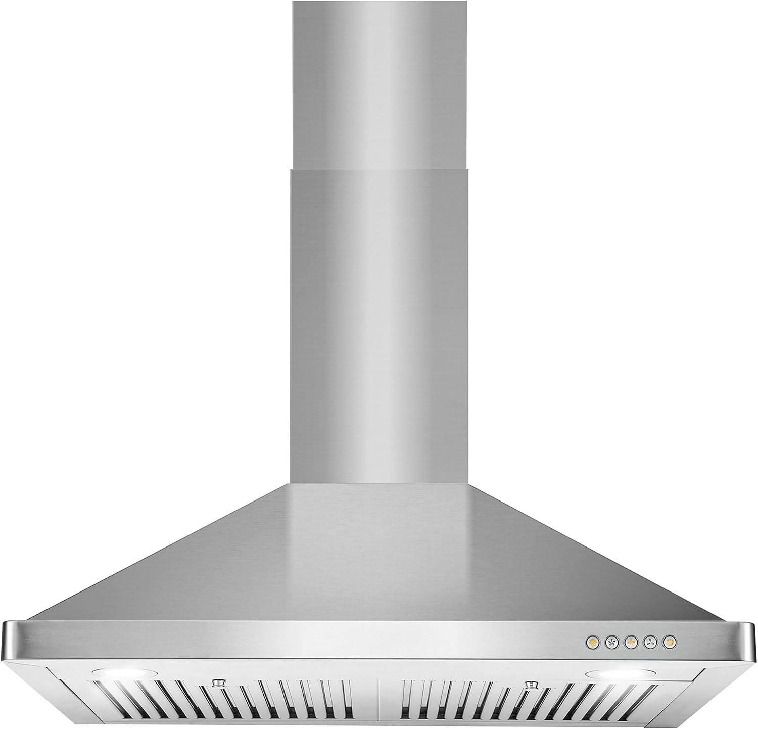 30 in. Vista Coll 380 CFM Ducted Wall Mount Range Hood LED, Stainless Steel
