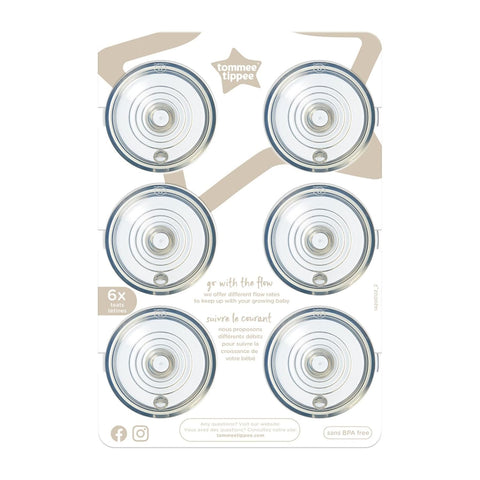 Tommee Tippee Natural Start Bottle Nipples, Medium Flow, 3m+