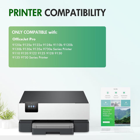 936 936XL 9125e Ink Cartridges Combo Pack for HP Printers 9120e 9730e 936e