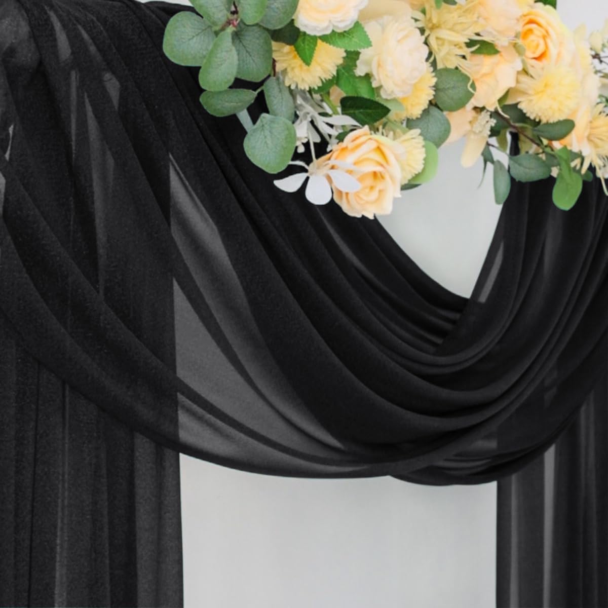 Wedding Arch Draping Fabric Sheer Curtain Drapes Birthday Party Home Decor