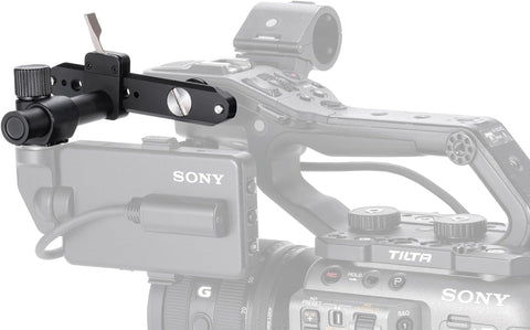 Tilta EVF Bracket Compatible with Sony FX6 | Mount via NATO Rail and Native Monitor Mount | Adjustable Design | Lightweight & Durable