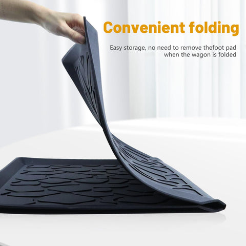 mumisuto All Weather Mat Wagon W4 Accessory, Compatible with Wonderfold Wagon W4 Made from TPE to Protect Wagon from Sand, Dirt, and Water(W2)