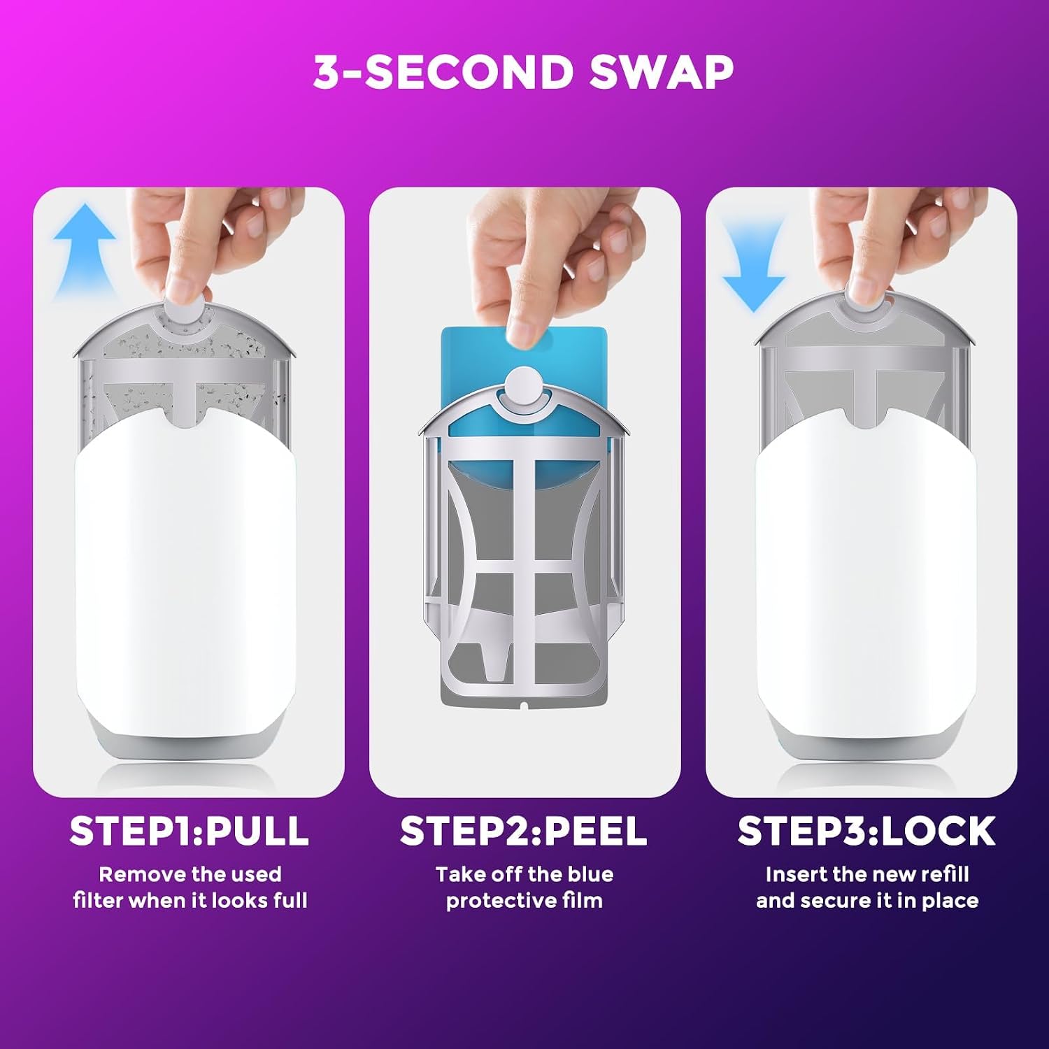 10 Pack Flying Insect Trap Refills, Compatible with Flying Insect Trap M364 M364A and Max