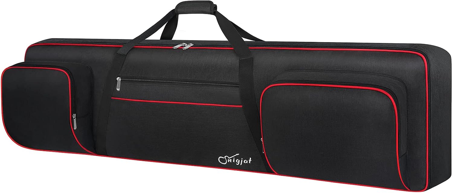 SNIGJAT 88 Key Keyboard Case Soft with Adjustable Padded Shoulder Straps