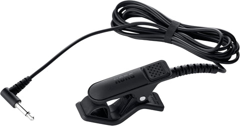 Korg CM400 - Clip-on Contact Mic w/ 3.5mm Mini Plug & 5ft Cable - White
