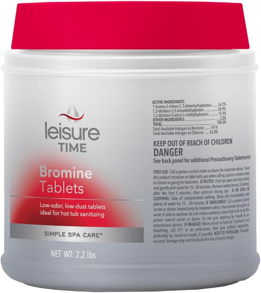 Leisure Time 45401, Spa Bromine Tablets, 2.2 lbs