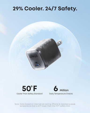 Anker iPhone Charger, 45W Type C Fast Charging, USB C Charger Block