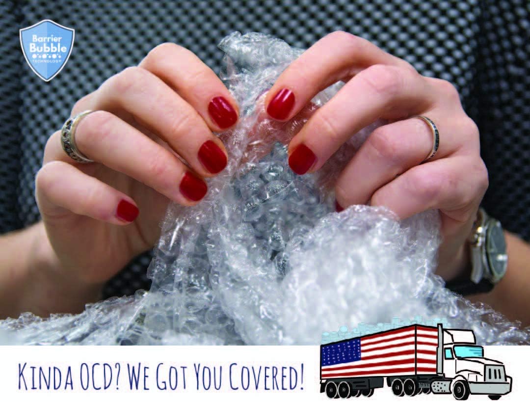 4 large rolls of Bubble Wrap total 700 feet, small bubbles 3/16 cushioning, 700 ft, heavy duty, perforated Every 12" Made in the USA by American Bubble Boy, bulk packaging wrap for moving and shipping