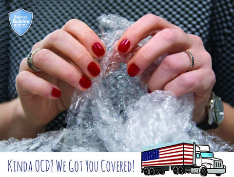 4 large rolls of Bubble Wrap total 700 feet, small bubbles 3/16 cushioning, 700 ft, heavy duty, perforated Every 12" Made in the USA by American Bubble Boy, bulk packaging wrap for moving and shipping