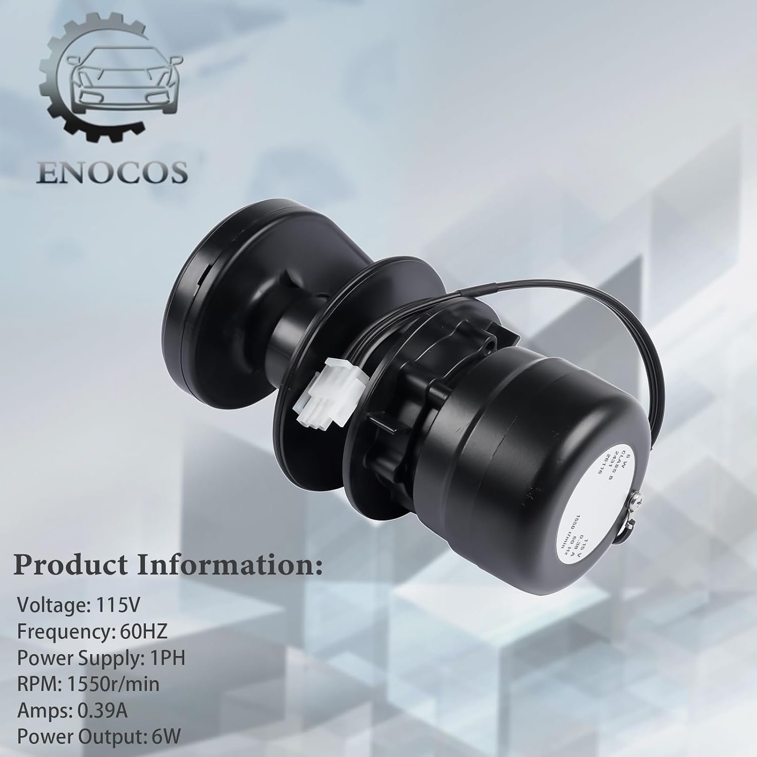 2008929 Ice Machine Water Pump Compatible with Manitowoc Ice Machine I0322, IY0325W and SR0420AP Models, 6W, 0.39A, 60/50HZ, 1550r/min, Replacement# 8251129 2007679 Ice Maker Water Pump