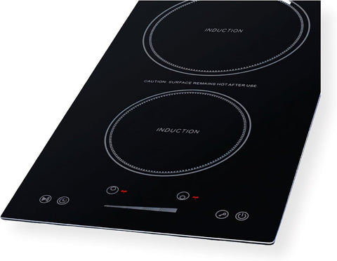 Summit 13" Induction Cooktop, Black - SINC2B115TK13