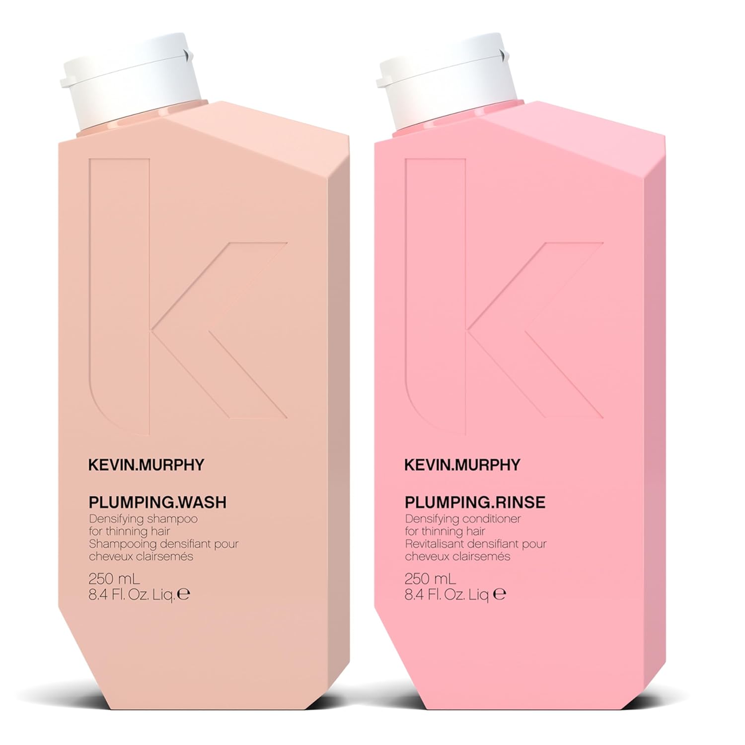 KEVIN.MURPHY PLUMPING.WASH & RINSE Shampoo & Conditioner, 8.4 fl oz, 2-Pack