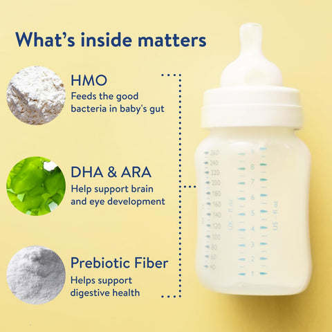 Similac Dual Prebiotic Blend, Baby Formula With Iron, Ready to Feed, 0-12 Months, 8-fl-oz Bottle, Pack of 24