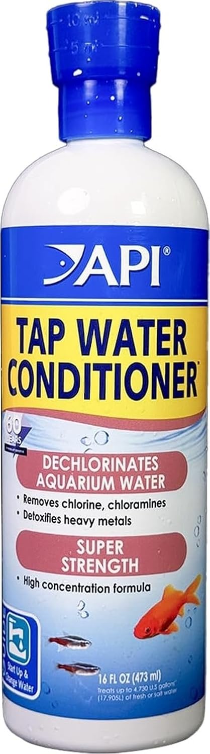 API TAP WATER CONDITIONER Aquarium Water Conditioner 16-Ounce Bottle