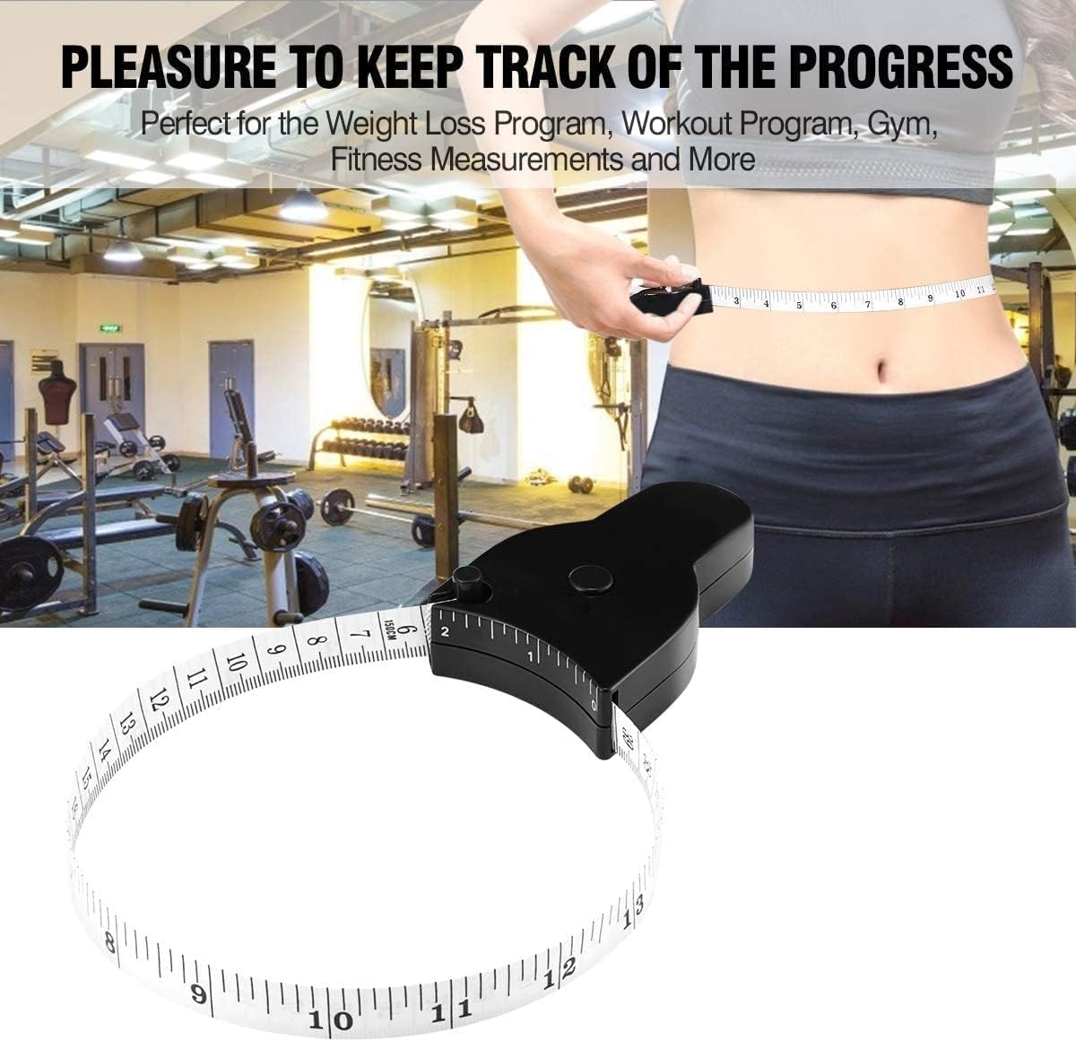 3 PCS Tape Measure Measuring Tape for Body Fabric Sewing 60"/150cm