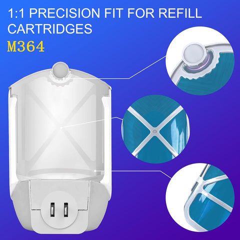 10 Pack Refill Cartridges, 2026 Upgraded Flying Insect Trap Refills Compatible with Flying Insect Trap Indoor Light M364 M364A Fully Compatible Size,Fly Catcher Trap (10 Refill Cartridges)