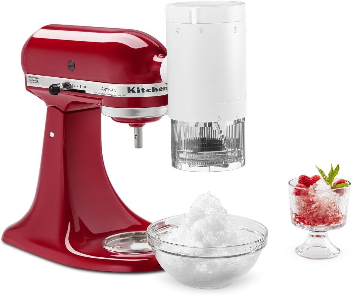 KitchenAid KSMSIA Shave Ice Attachment for KitchenAid Stand Mixers