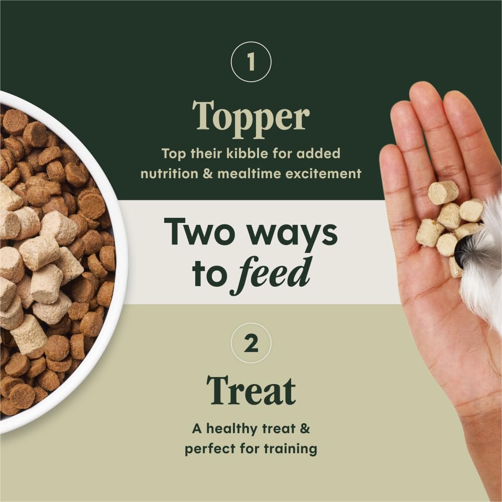 Instinct RawBoost Mixers, Freeze Dried Dog Food Topper, Grain-Free Recipe - All Natural Beef, 14 oz. Bag (Pack of 6)