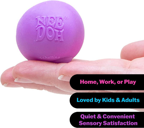 Schylling Needoh Teenie Color Change Needoh - Sensory Squeeze Toy - 4 Pack
