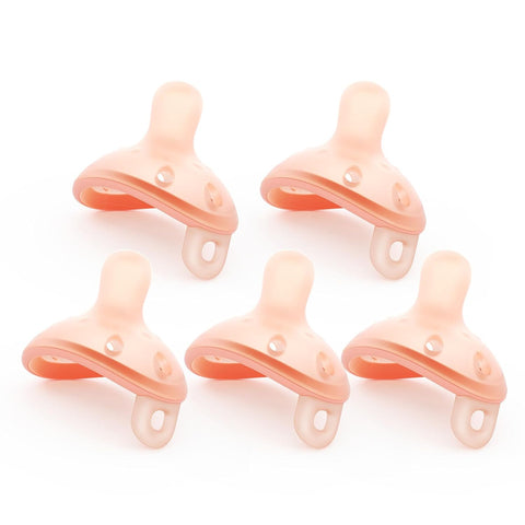 Breast-Like Baby Pacifiers for Newborn 0-6 Months 5 Pack Everyday Backup
