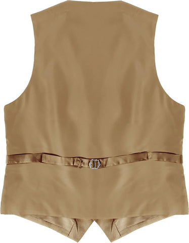 Gioberti Men's Formal Suit Vest Fit for Business or Casual Dress