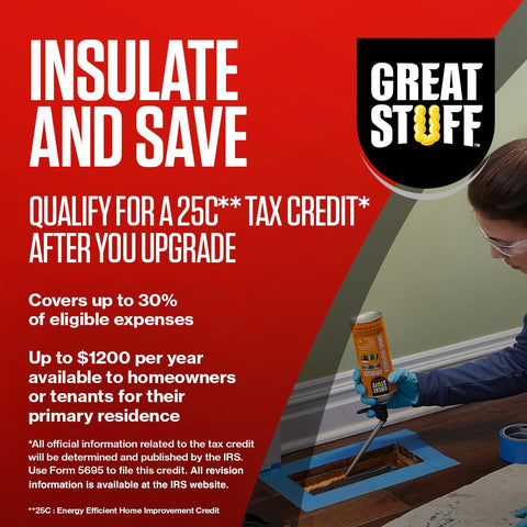 Great Stuff PRO Gaps & Cracks Spray Foam Insulation Sealant Kit