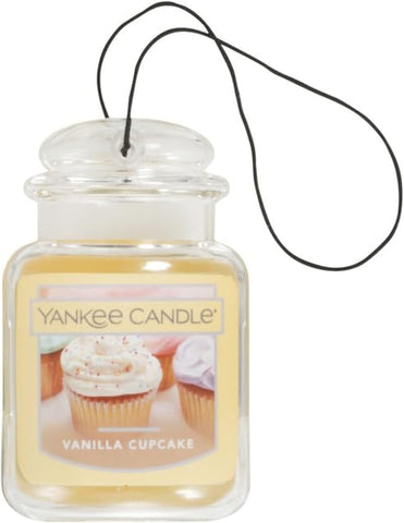 Yankee Candle Scented Car Air Freshener 3-Pack, Hanging Car Jars