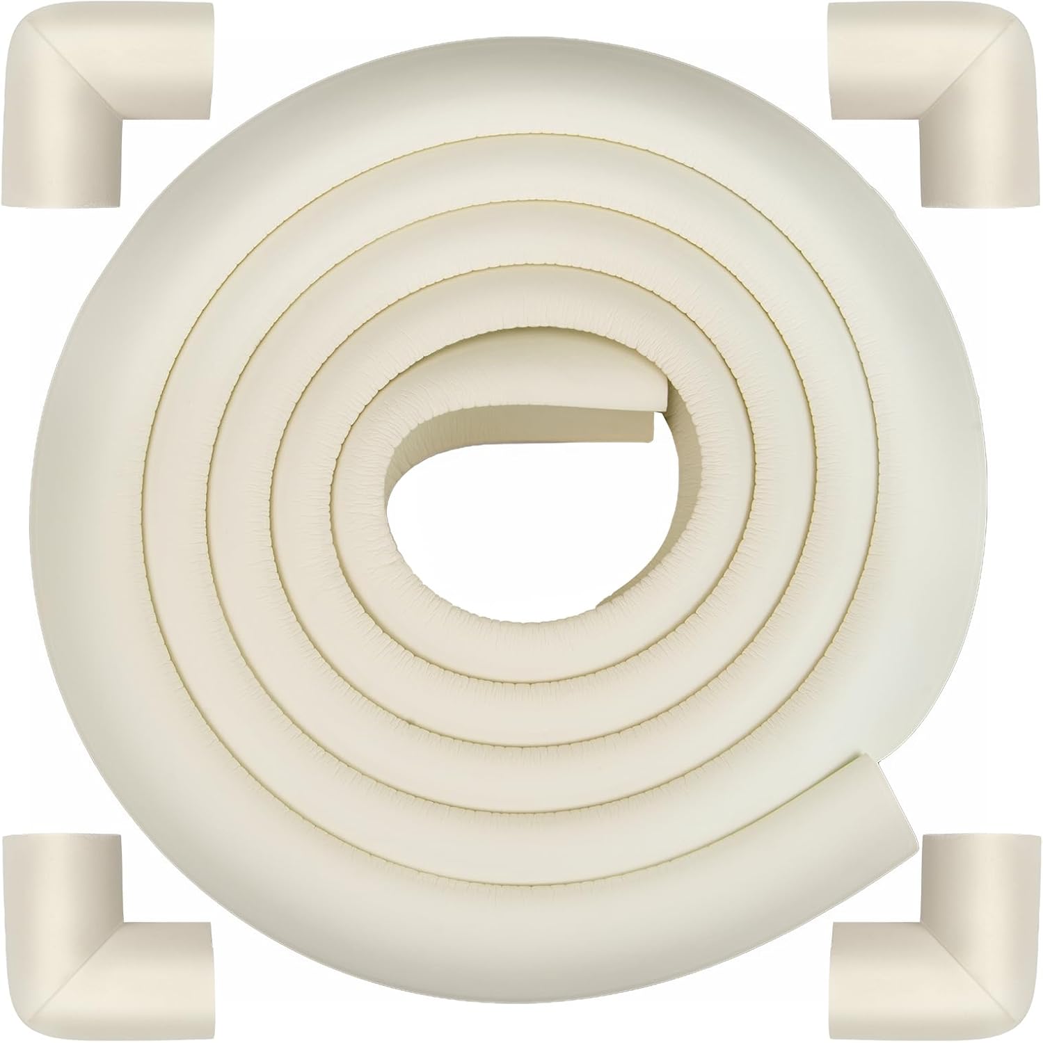 Corner Protector Baby, Baby Proofing Edge Corner Protector, Soft Foam White