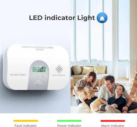 Siterwell Travel Carbon Monoxide Detector 7 Year Product Life,