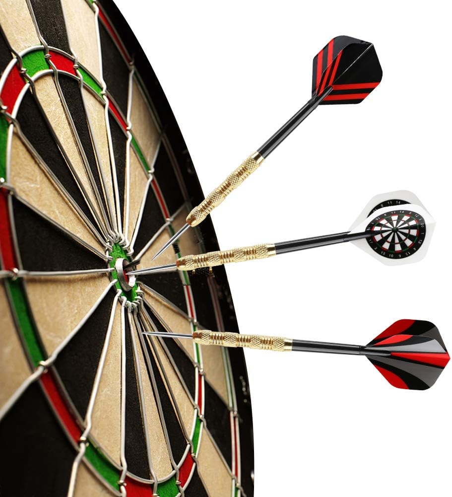 Accmor Metal Tip Darts, Steel Tip Darts, 14 Grams Professional Metal Darts, Darts Metal Tip Set, Metal Darts for Dartboard