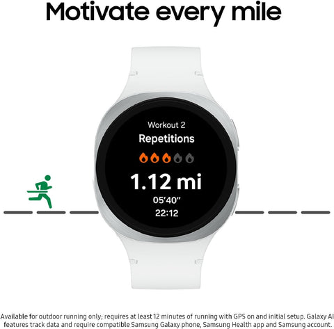 Samsung Galaxy Watch 8 (2025), Graphite, 40mm, Bluetooth Smartwatch
