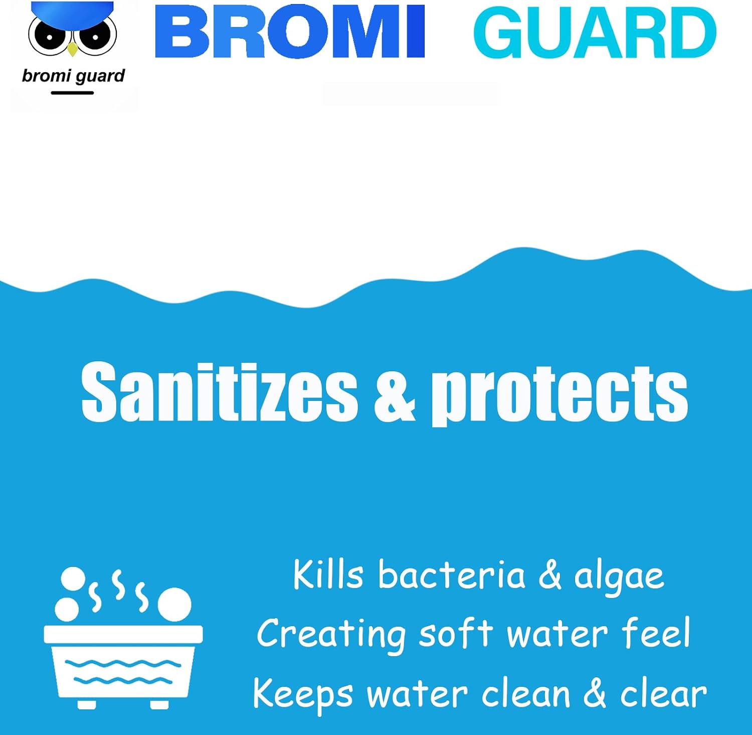 【1 Inch 5.5 Lbs】 Bromine Tablets for Spa Hot Tub Chemical Tabs Brominating Tablets Spa Hot Tub Chemical Sanitizer