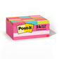 Post-it Mini Notes, 1 3/8 x 1 7/8 in, 24 Pads, America's #1 Favorite Sticky Notes, Poptimistic Post-it Notes, Post-it Notes, Power Pink, Aqua Blue, Vital Orange, Neon Green, Guava Pink