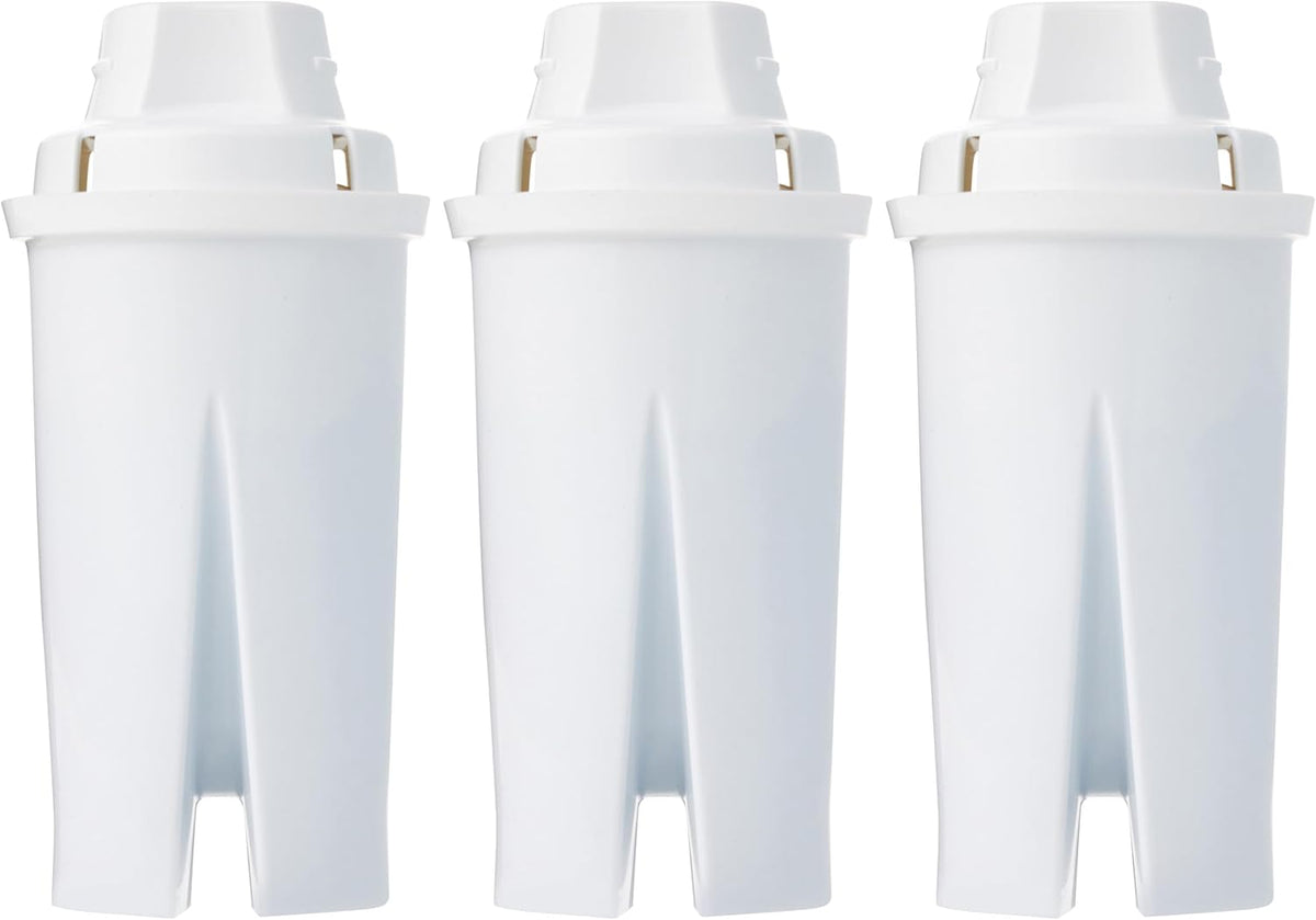 Amazon Basics Enhanced Water Filters for Pitcher, Brita Compatible, 3-Pack
