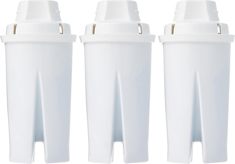 Amazon Basics Enhanced Water Filters for Pitcher, Brita Compatible, 3-Pack