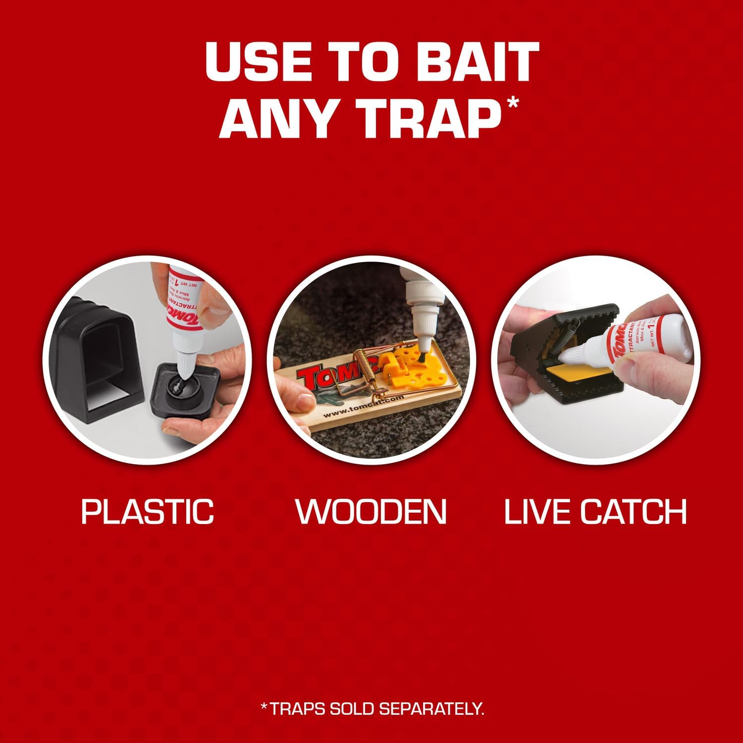 Tomcat Attractant Gel, Bait for Mouse Traps and Rat Traps, 1 oz.