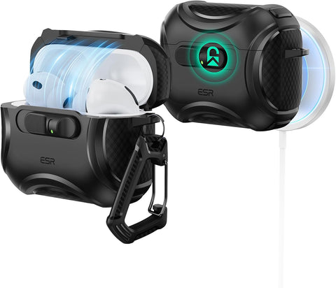 ESR for AirPods Pro 3 Case (2025), Compatible with MagSafe, Black